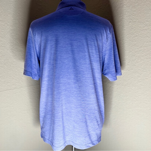 Bermuda Sands Purple Fiddlesticks Golf Polo Size L Wicking Performance Shirt Top - Picture 6 of 16